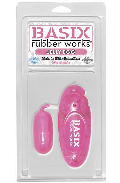 Basix Rubber Works Jelly Egg - Pink