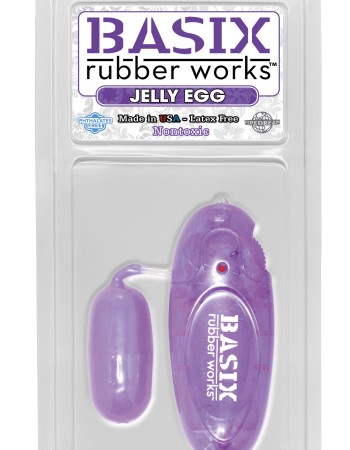 Basix Rubber Works Jelly Egg - Purple