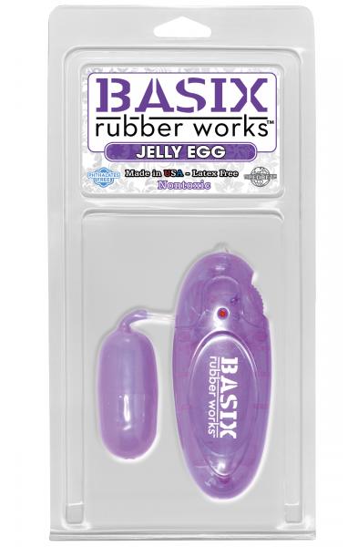 Basix Rubber Works Jelly Egg - Purple