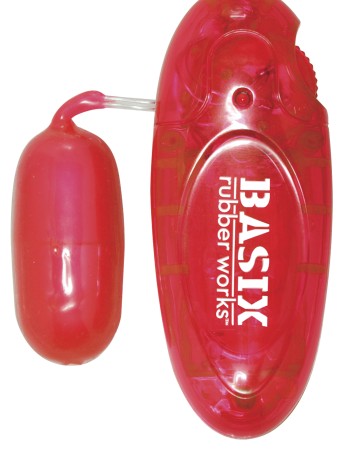 Basix Rubber Works Jelly Egg - Red