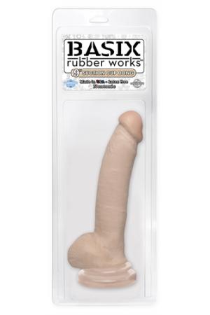 Basix Rubber Works 9 Inch Suction Cup Thicky -  Flesh