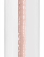 Basix Rubber Works - 18 Inch Ribbed Double Dong - Flesh