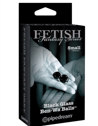 Fetish Fantasy Series Limited Edition Glass Ben-Wa Balls - Black