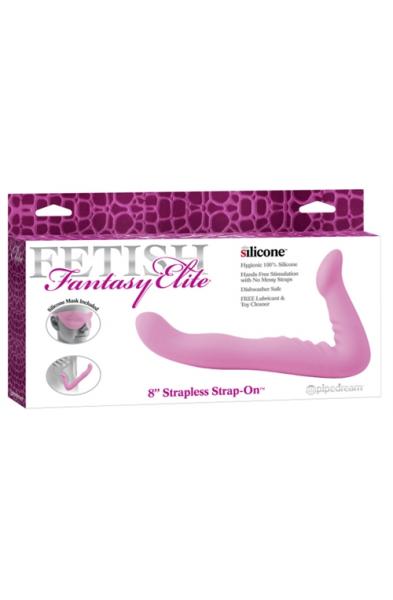 Fetish Fantasy Elite 8-Inch Strapless Strap-on - Pink