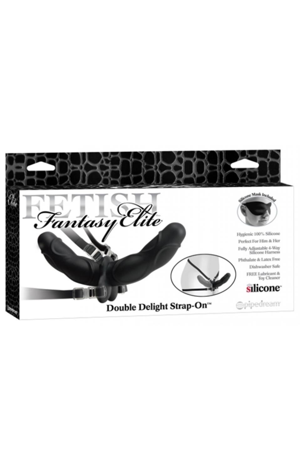 Fetish Fantasy Elite Double Delight Strap-on - Black