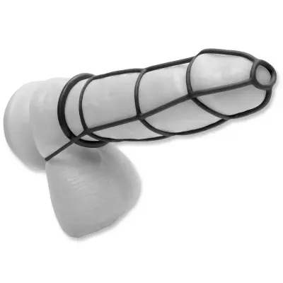 Fetish Fantasy Elite Cockcage and Ring Set - Black