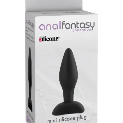 Anal Fantasy Collection Mini Silicone Plug - Black