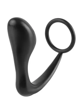 Anal Fantasy Collection Ass Gasm Cockring Plug - Black