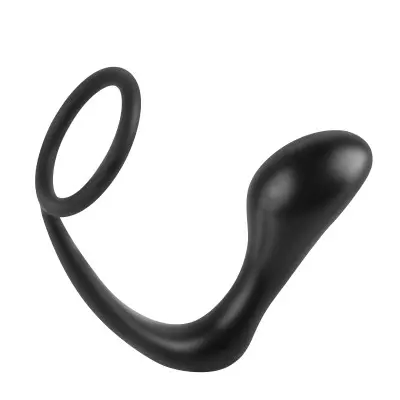 Anal Fantasy Collection Ass Gasm Cockring Plug - Black