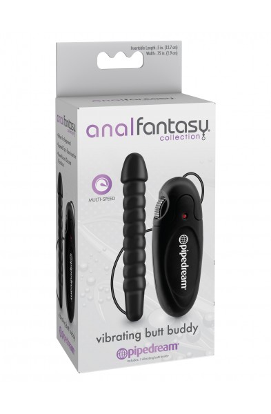 Anal Fantasy Collection Vibrating Butt Buddy - Black