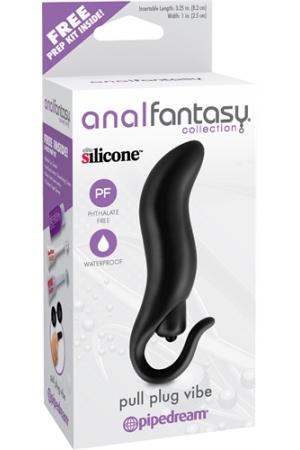 Anal Fantasy Collection Pull Plug Vibe - Black