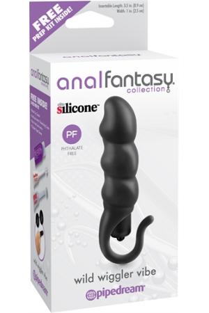 Anal Fantasy Collection Wild Wiggler Vibe - Black