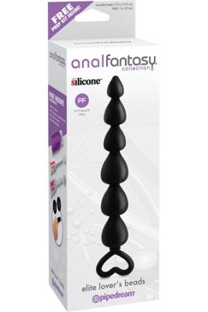 Anal Fantasy Collection Elite Lovers Beads - Black