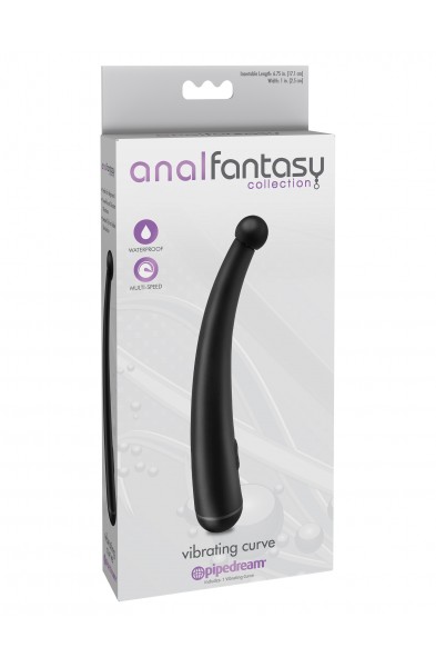 Anal Fantasy Collection Vibrating Curve - Black