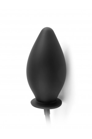 Anal Fantasy Collection Inflatable Silicone Plug - Black