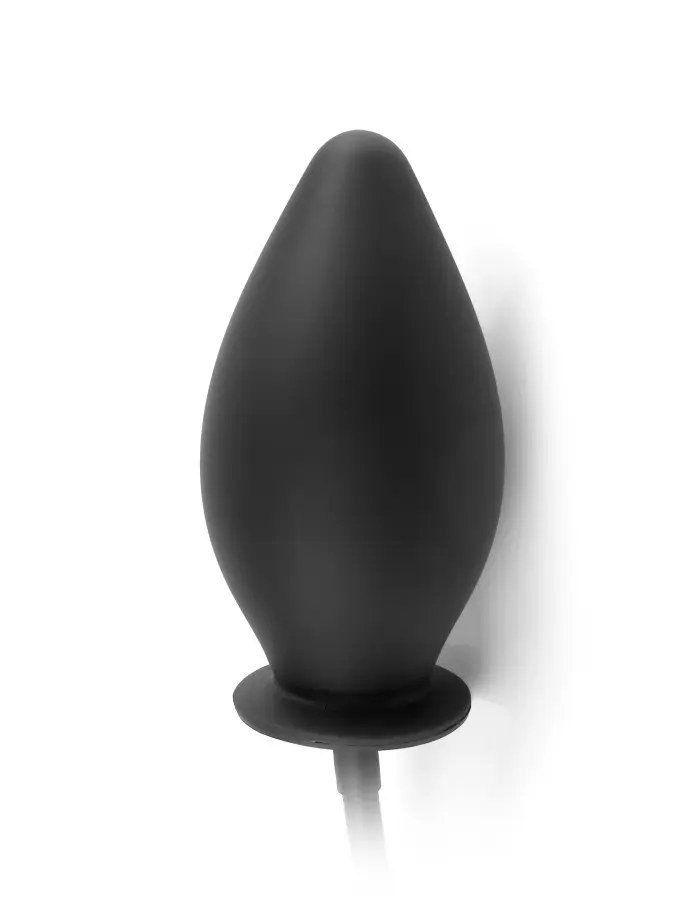Anal Fantasy Collection Inflatable Silicone Plug - Black