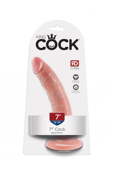 King Cock 7-Inch Cock - Flesh