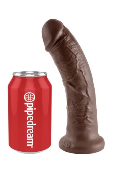 King Cock 8-Inch Cock Brown