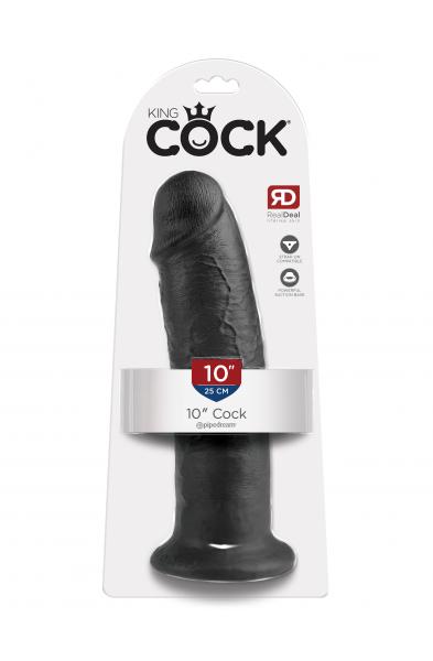 King Cock 10-Inch Cock - Black