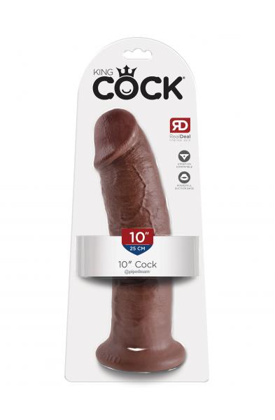 King Cock 10-Inch Cock Brown