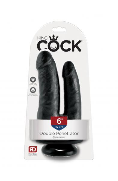 King Cock Double Penetrator - Black