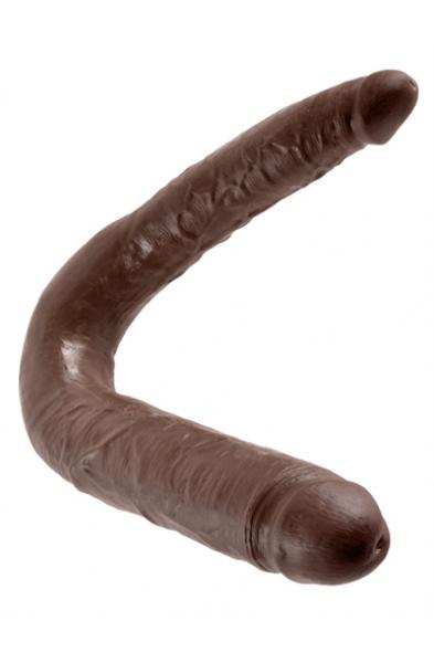 King Cock Double Trouble - Large - Brown