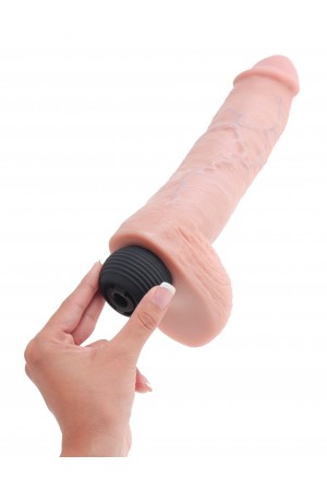 King Cock 8 Inch Squirting Cock With Balls - Light