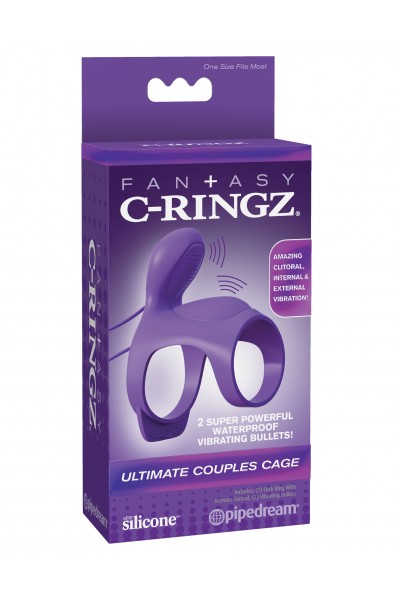 Fantasy C-Ringz Ultimate Couples Cage - Purple