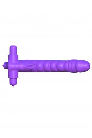 Fantasy C-Ringz Silicone Double Penetrator Rabbit - Purple