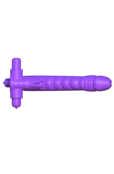 Fantasy C-Ringz Silicone Double Penetrator Rabbit - Purple