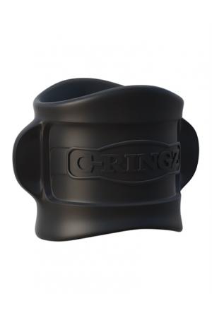 Fantasy C-Ringz Silicone Ball Stretcher - Black