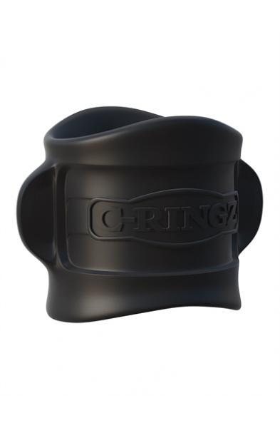 Fantasy C-Ringz Silicone Ball Stretcher - Black