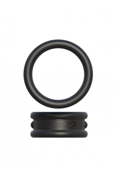 Fantasy C-Ringz Max Width Silicone Rings - Black