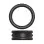 Fantasy C-Ringz Max Width Silicone Rings - Black