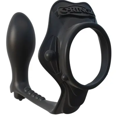 Fantasy C-Ringz Rock Hard Ass Gasm - Black