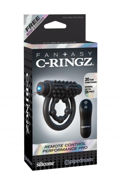 Fantasy C-Ringz Remote Control Performance Pro - Black