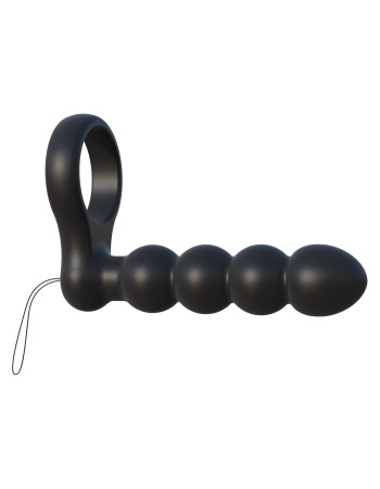 Fantasy C-Ringz Remote Control Double Penetrator - Black