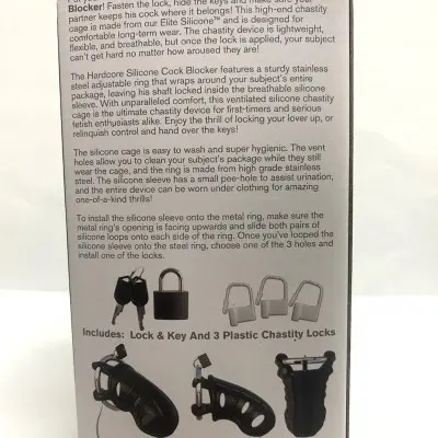 Fantasy C-Ringz Hardcore Silicone Cock Blocker