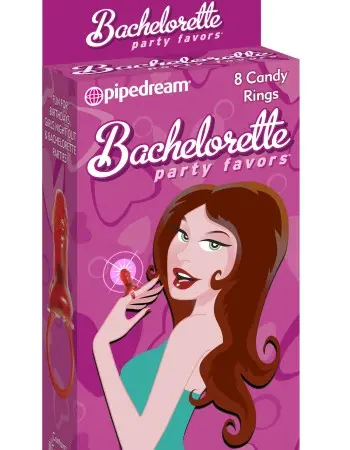 Bachelorette Party Favors 8 Candy Rings