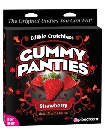 Gummy Panties - for Her - Strawberry