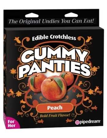 Gummy Panties - for Her - Peach