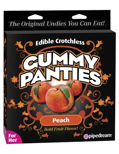 Gummy Panties - for Her - Peach