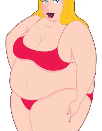 Travel Size Fatty Patty Inflatable Love Doll