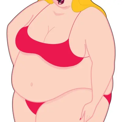 Travel Size Fatty Patty Inflatable Love Doll