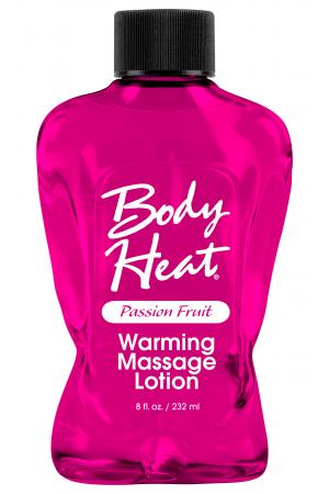 Body Heat Warming Massage Lotion - 8 Fl. Oz. - Passion Fruit