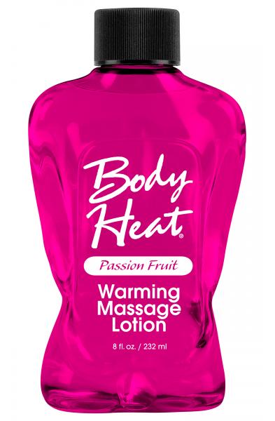 Body Heat Warming Massage Lotion - 8 Fl. Oz. - Passion Fruit