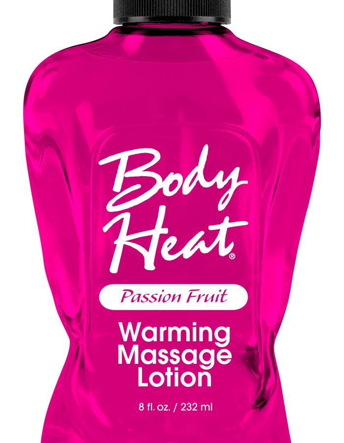 Body Heat Warming Massage Lotion - 8 Fl. Oz. - Passion Fruit