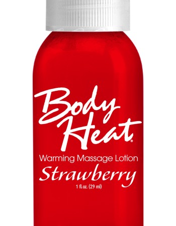 Body Heat Warming Massage Lotion - 1 Fl. Oz. - Strawberry