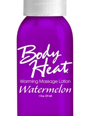 Body Heat Warming Massage Lotion - 1 Fl. Oz. - Watermelon