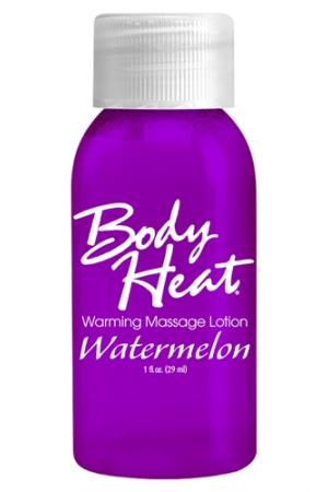 Body Heat Warming Massage Lotion - 1 Fl. Oz. - Watermelon